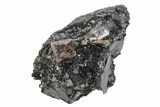 Fluorescent Zircon Crystals in Biotite Schist - Norway #228204-2